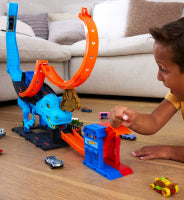 Load image into Gallery viewer, Hot Wheels City T Rex Chomp Down Play Set