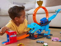 Load image into Gallery viewer, Hot Wheels City T Rex Chomp Down Play Set